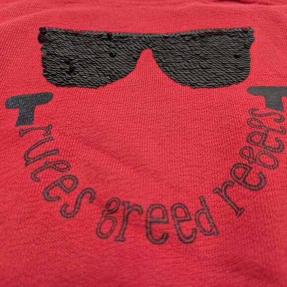 Coccodrilla Unisex Red cool glass Printed Crew Neck Loopknit Sweatshirt NWOT 2T - Picture 4 of 7